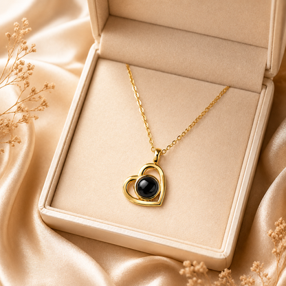 Memoria Heart – Elegante Herz-Halskette mit Wunschfoto